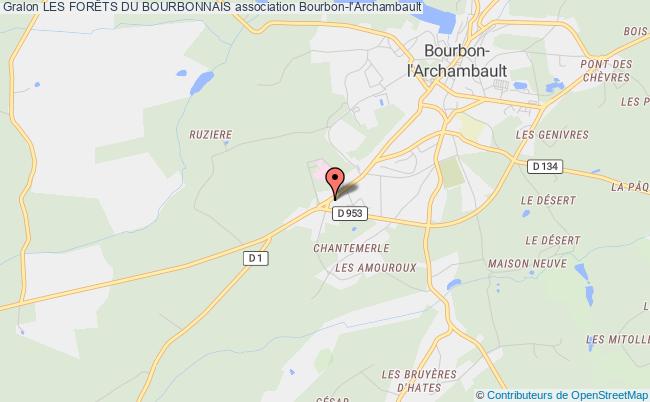 plan association Les ForÊts Du Bourbonnais Bourbon-l'Archambault