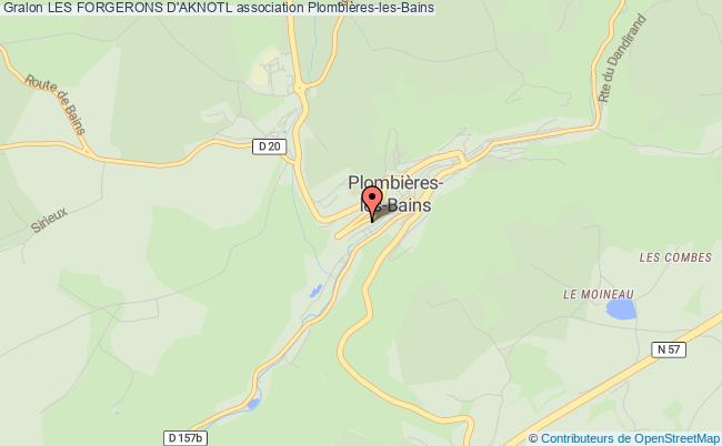 plan association Les Forgerons D'aknotl Plombières-les-Bains