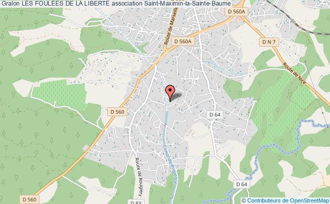plan association Les FoulÉes De La LibertÉ Saint-Maximin-la-Sainte-Baume
