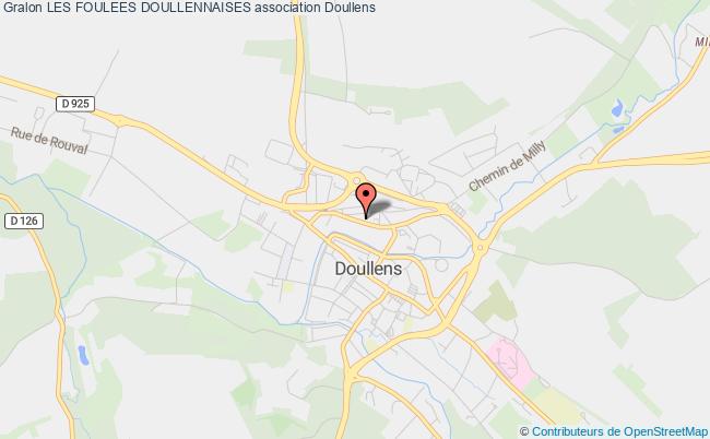 plan association Les Foulees Doullennaises Doullens