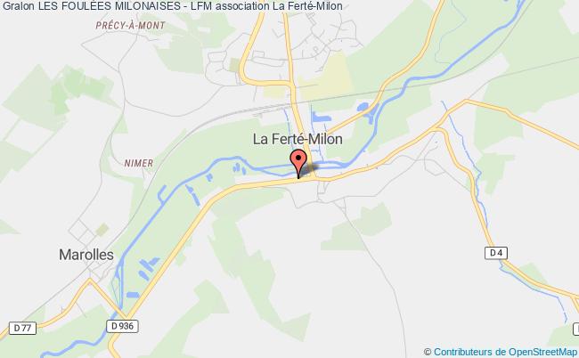 plan association Les FoulÉes Milonaises - Lfm Ferté-Milon