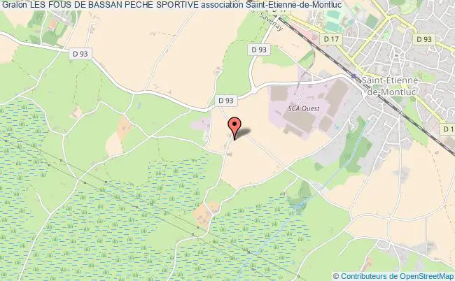 plan association Les Fous De Bassan Peche Sportive Saint-Étienne-de-Montluc