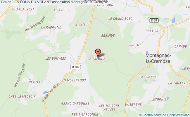 plan association Les Fous Du Volant Montagnac-la-Crempse