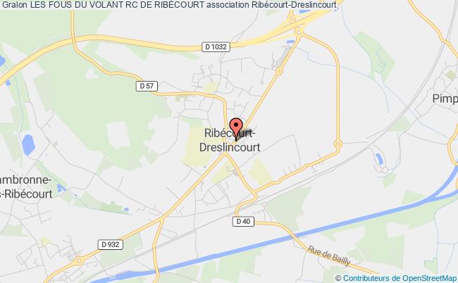 plan association Les Fous Du Volant Rc De RibÉcourt Ribécourt-Dreslincourt