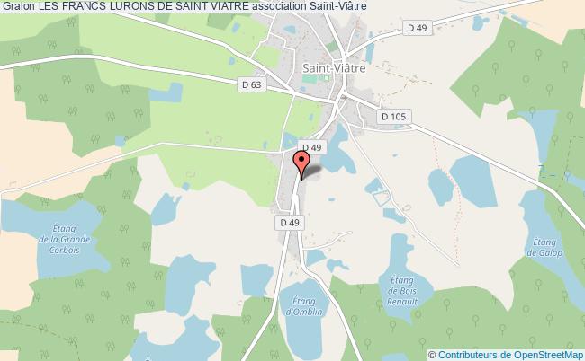 plan association Les Francs Lurons De Saint Viatre Saint-Viâtre