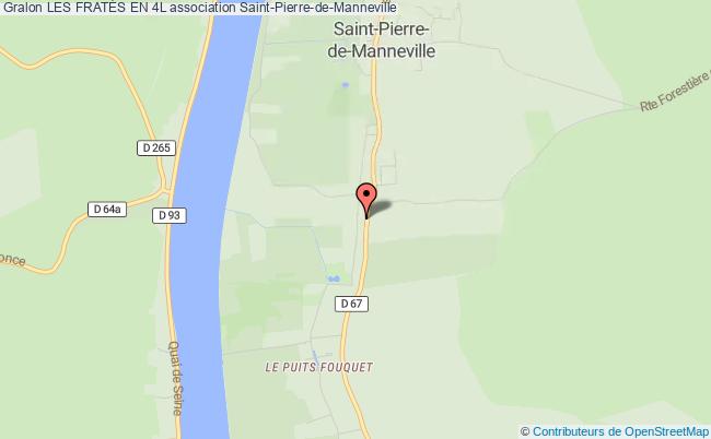 plan association Les FratÉs En 4l Saint-Pierre-de-Manneville