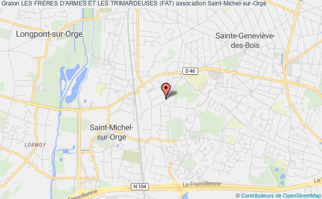 plan association Les FrÈres D'armes Et Les Trimardeuses (fat) Saint-Michel-sur-Orge