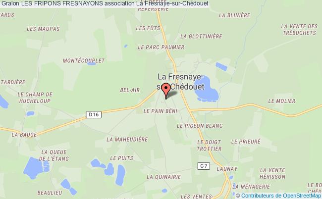plan association Les Fripons Fresnayons Fresnaye-sur-Chédouet