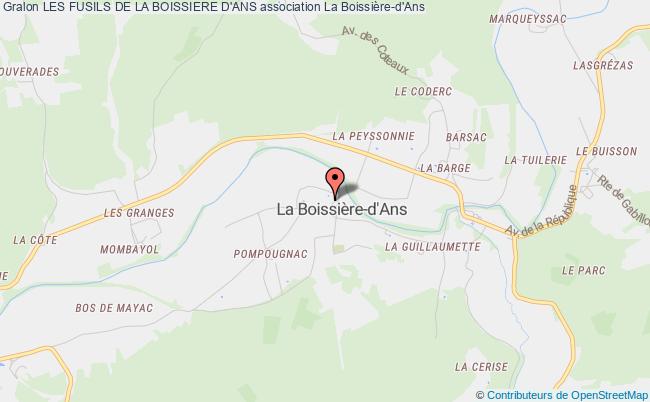 plan association Les Fusils De La Boissiere D'ans La    Boissière-d'Ans