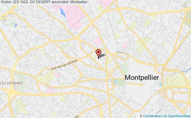 plan association Les G4zl Du DÉsert Montpellier