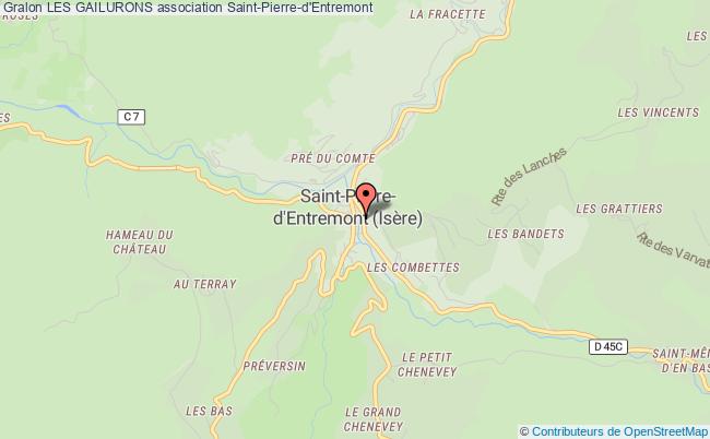 plan association Les Gailurons Saint-Pierre-d'Entremont