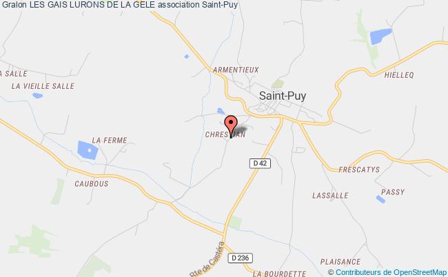 plan association Les Gais Lurons De La Gele Saint-Puy