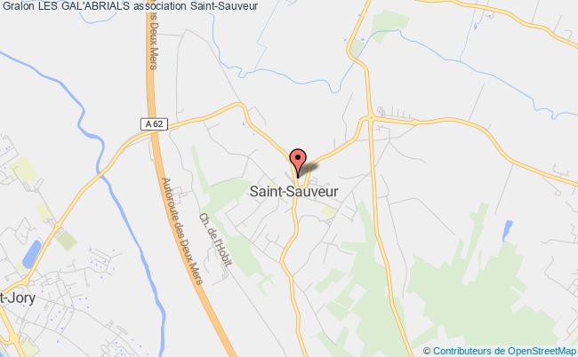 plan association Les Gal'abrials Saint-Sauveur