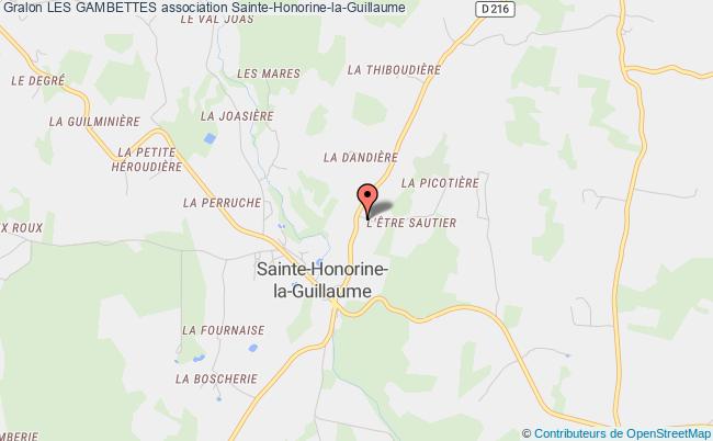 plan association Les Gambettes Sainte-Honorine-la-Guillaume