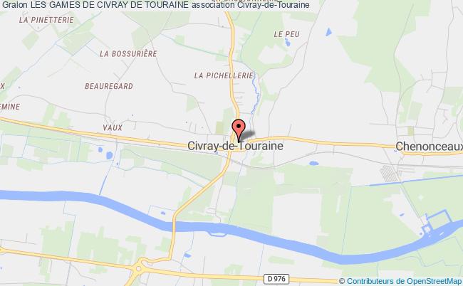 plan association Les Games De Civray De Touraine Civray-de-Touraine