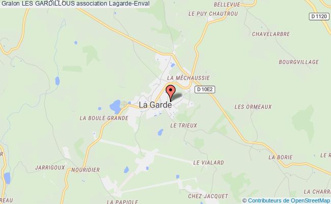 plan association Les Gardillous Lagarde-Marc-la-Tour