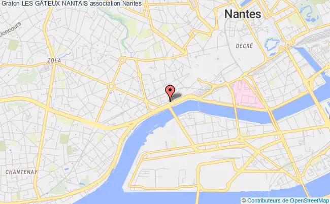 plan association Les GÂteux Nantais Nantes