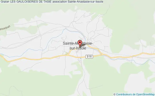 plan association Les Gauloiseries De Tasie Sainte-Anastasie-sur-Issole