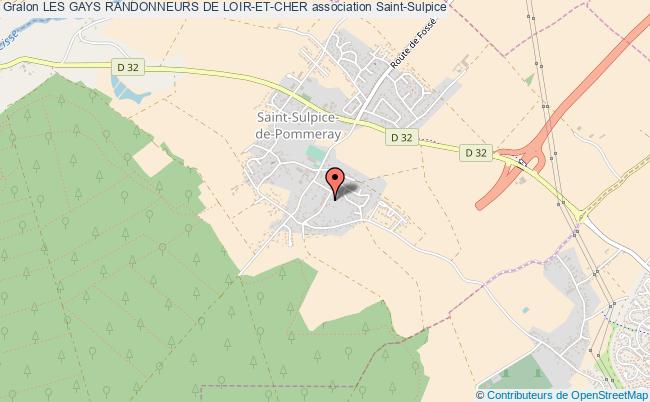 plan association Les Gays Randonneurs De Loir-et-cher Saint-Sulpice-de-Pommeray