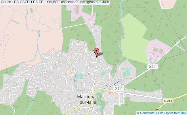 plan association Les Gazelles De L'ombre Martignas-sur-Jalle