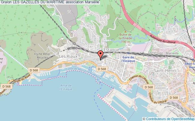 plan association Les Gazelles Du Maritime Marseille