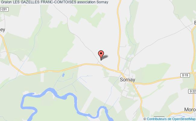 plan association Les Gazelles Franc-comtoises Sornay