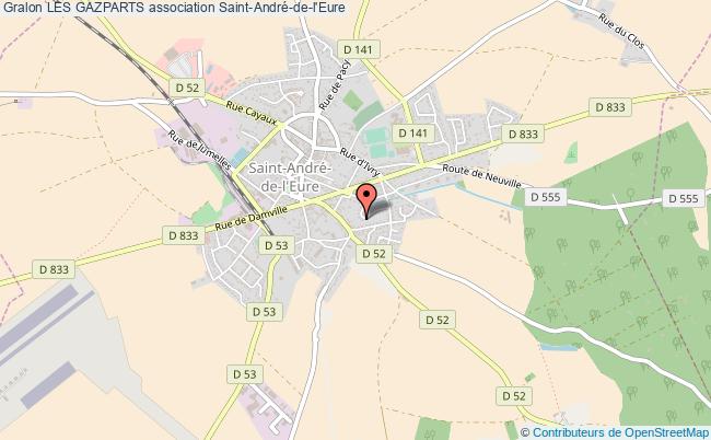 plan association Les Gazparts Saint-André-de-l'Eure