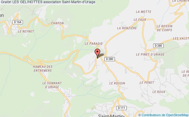 plan association Les Gelinottes Saint-Martin-d'Uriage