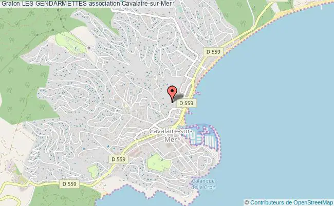 plan association Les Gendarmettes Cavalaire-sur-Mer