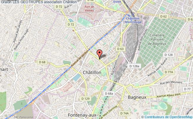 plan association Les Geotrupes Châtillon