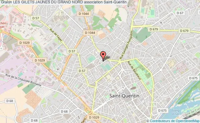 plan association Les Gilets Jaunes Du Grand Nord Saint-Quentin