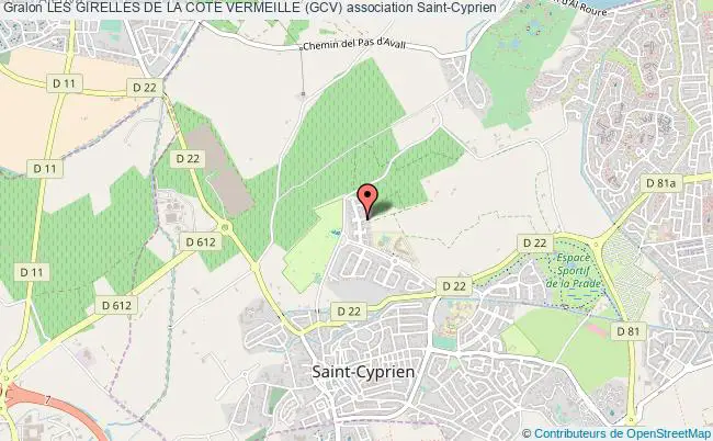 plan association Les Girelles De La Cote Vermeille (gcv) Saint-Cyprien