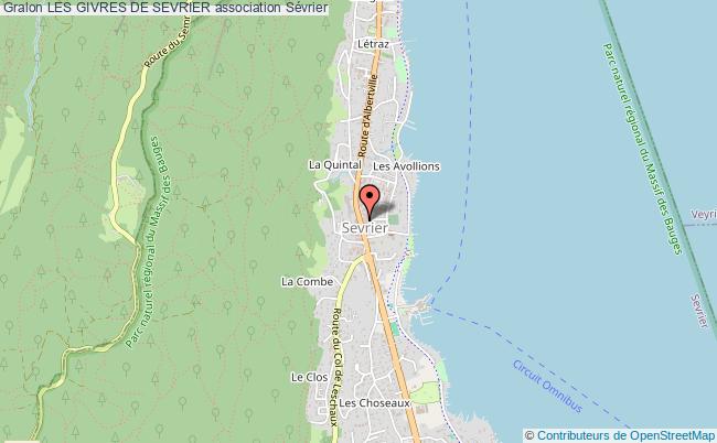 LES GIVRES DE SEVRIER