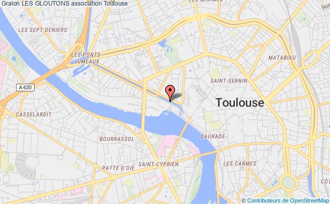 plan association Les Gloutons Toulouse