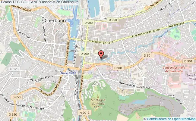 plan association Les Goleands Cherbourg-Octeville