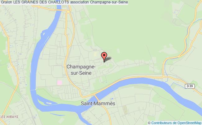 plan association Les Graines Des Chaillots Champagne-sur-Seine