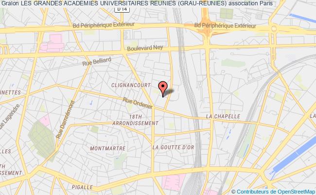 plan association Les Grandes Academies Universitaires Reunies (grau-reunies) Paris