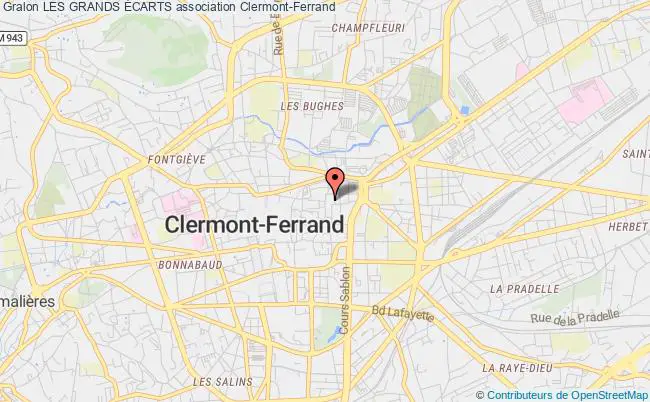 plan association Les Grands Écarts Clermont-Ferrand