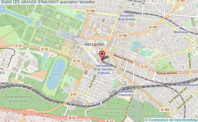 plan association Les Grands S'amusent Versailles