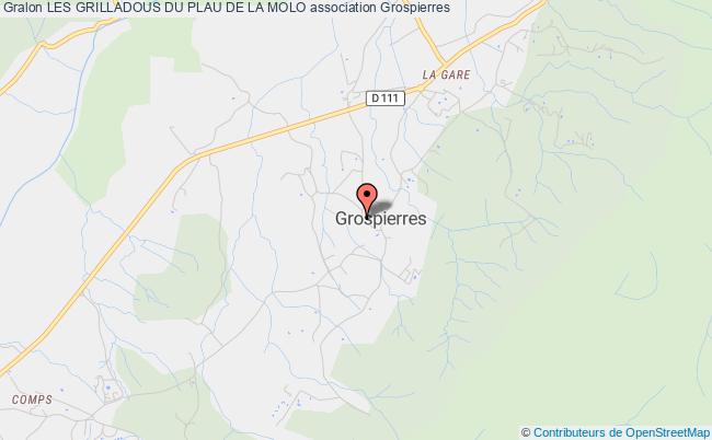 plan association Les Grilladous Du Plau De La Molo Grospierres