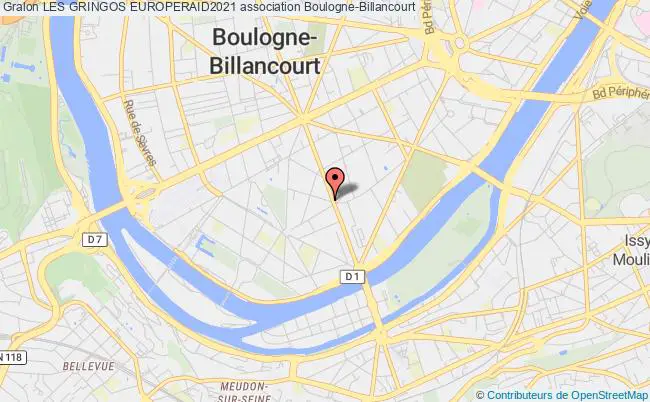 plan association Les Gringos Europeraid2021 Boulogne-Billancourt