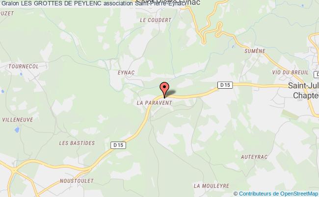 plan association Les Grottes De Peylenc Saint-Pierre-Eynac