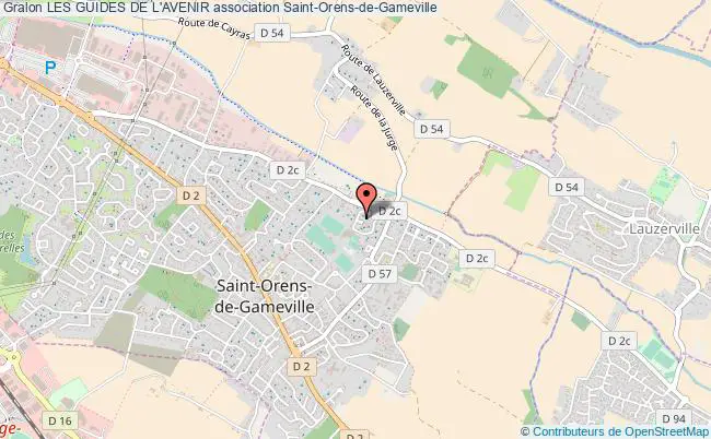 plan association Les Guides De L'avenir Saint-Orens-de-Gameville