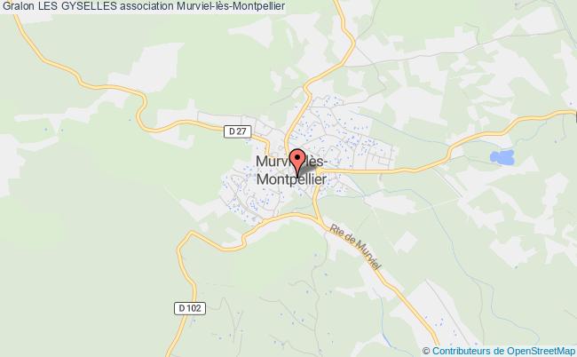 plan association Les Gyselles Murviel-lès-Montpellier