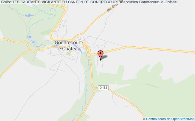 plan association Les Habitants Vigilants Du Canton De Gondrecourt Gondrecourt-le-Château