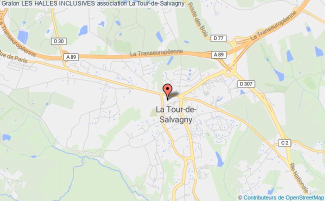 plan association Les Halles Inclusives Tour-de-Salvagny