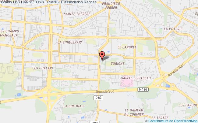 plan association Les Hannetons Triangle Rennes