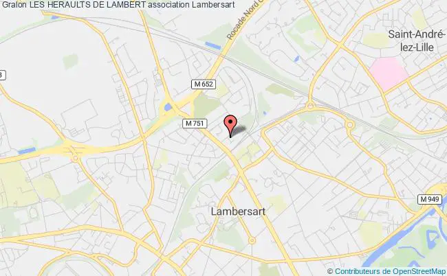plan association Les Heraults De Lambert Lambersart