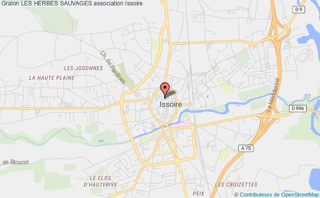 plan association Les Herbes Sauvages Issoire