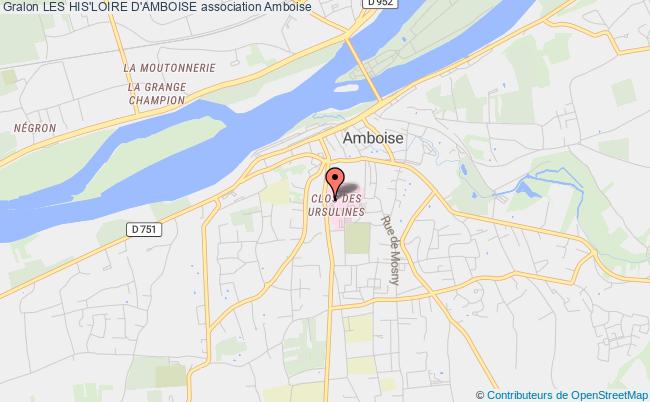 plan association Les His'loire D'amboise Amboise